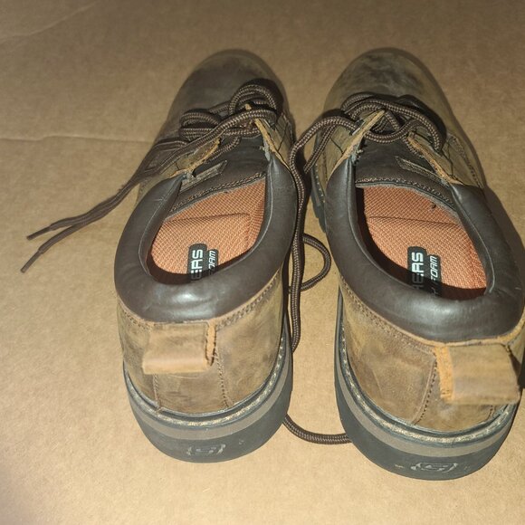 SKECHERS TOM CATS ALEXANDER 64335 MEMORY FOAM UTILITY FOOTWEAR W/O BOX BROWN 13 main image 7